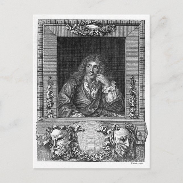 Portrait of Moliere Postcard (Front)