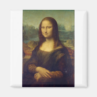 Portrait of Mona Lisa del Giocondo by Leonardo da  Magnet