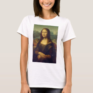 Portrait of Mona Lisa del Giocondo by Leonardo da  T-Shirt