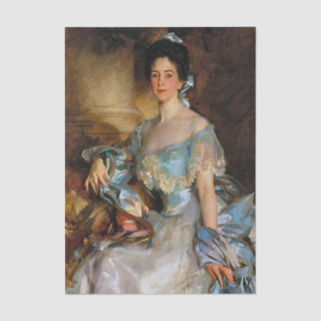 Portrait of Mrs. A Lawrence Tissue Paper (Front)