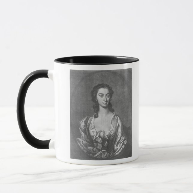 Portrait of Mrs Cibber, Actress and Singer Mug (Left)