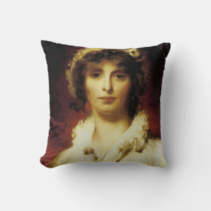 Portrait of Mrs Robert Burne-Jones Throw Pillow