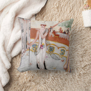 Portrait of My Sister, Carrie W. Stettheimer Throw Pillow