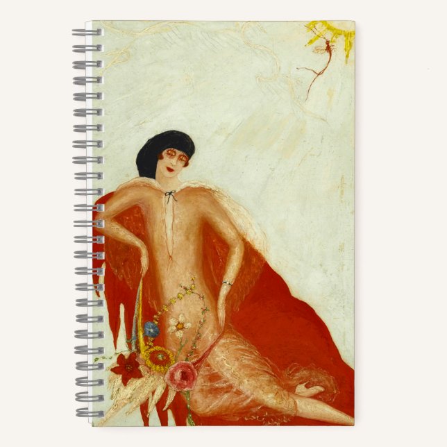 Portrait of Myself by Florine Stettheimer Notebook (Front)