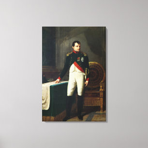 Portrait of Napoleon Bonaparte 1809 Canvas Print