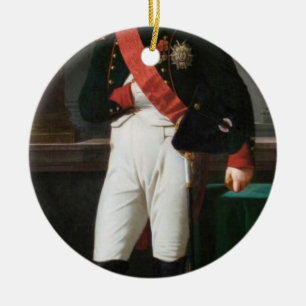 Portrait Of Napoleon Bonaparte 1809 Ceramic Ornament
