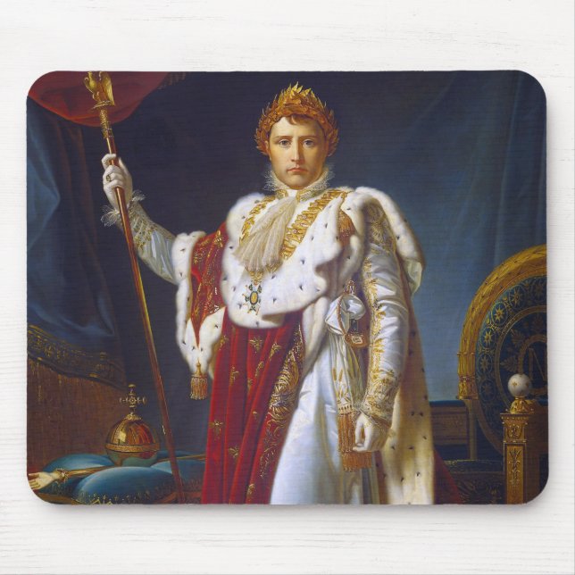 Portrait of Napoleon Bonaparte, Francois Gérard Mouse Pad (Front)