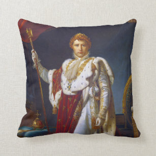 Portrait of Napoleon Bonaparte, Francois Gérard Throw Pillow