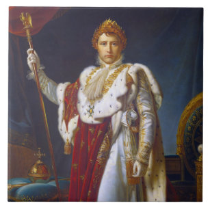 Portrait of Napoleon Bonaparte, Francois Gérard Tile