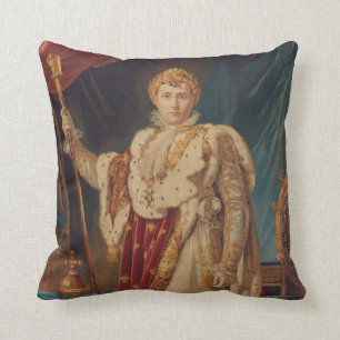 Portrait of Napoleon I   1808-11 Throw Pillow