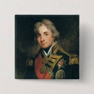Portrait of Nelson 2 Inch Square Button
