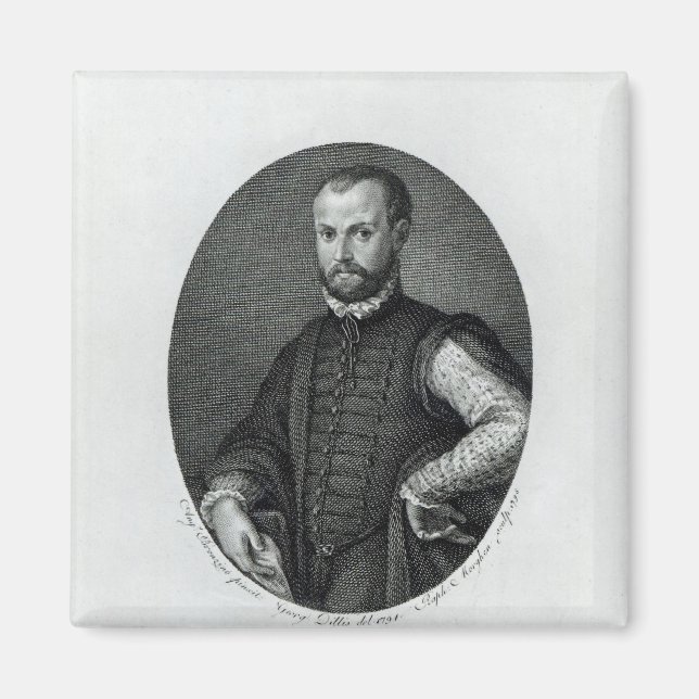 Portrait of Niccolo Machiavelli Magnet (Front)