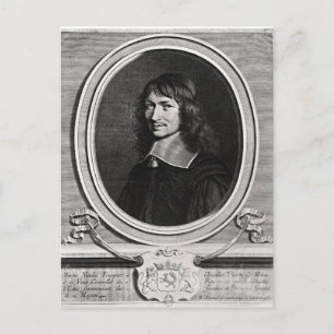 Portrait of Nicolas Fouquet  1662 Postcard