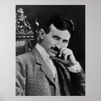 Portrait of Nikola Tesla