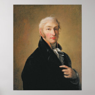 Portrait of Nikolay Mikhaylovich Karamzin , 1805 Poster