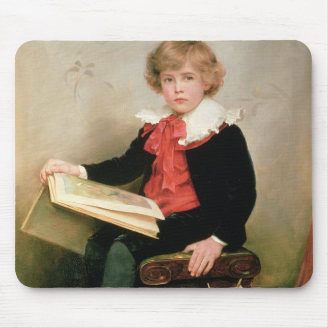 Portrait of Norman Stewart Davies Mouse Pad (Front)