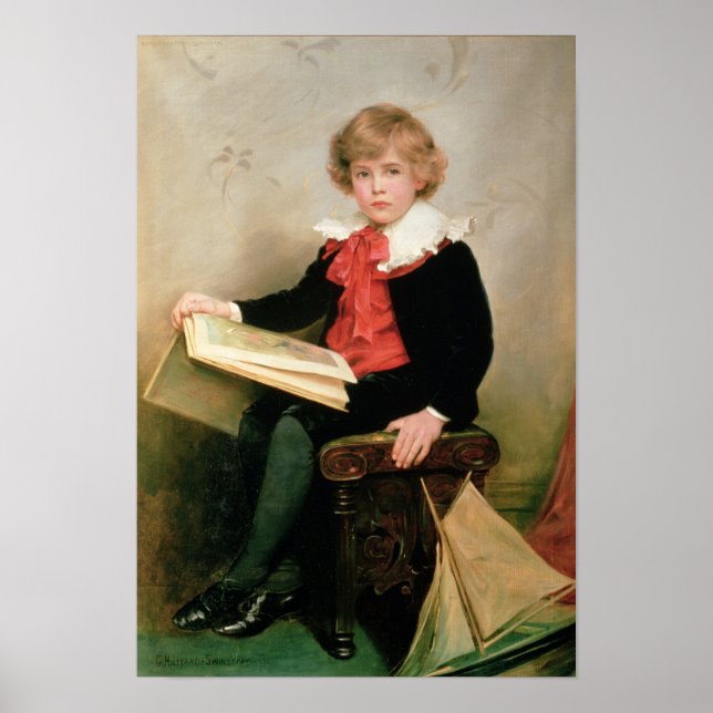 Portrait of Norman Stewart Davies Poster (Front)