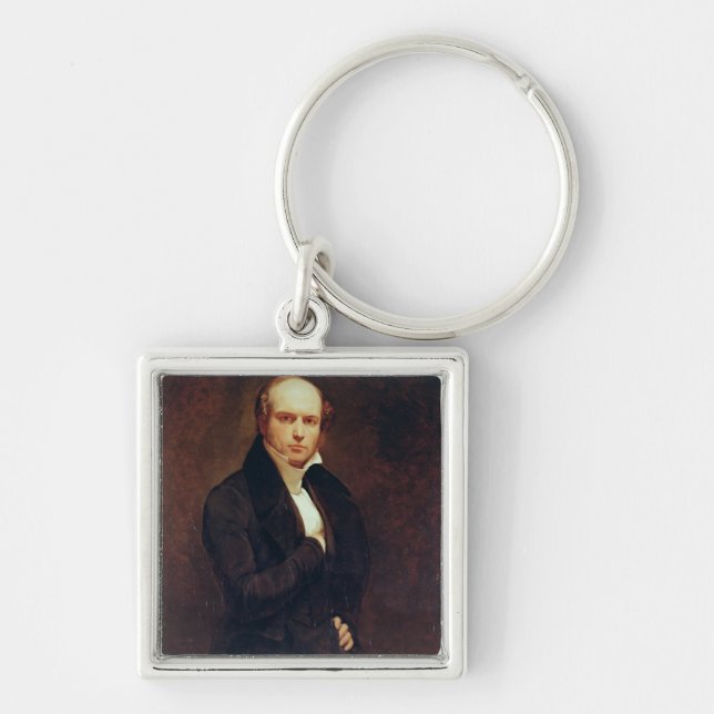 Portrait of Odilon Barrot Keychain (Front)