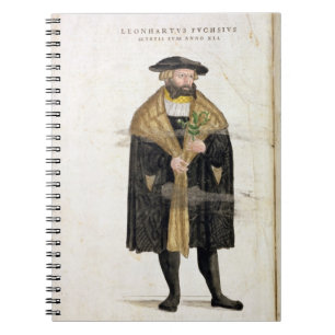 Portrait of of the author age 41, from 'De Histori Notebook