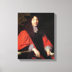 Portrait of Olivier Lefevre Canvas Print