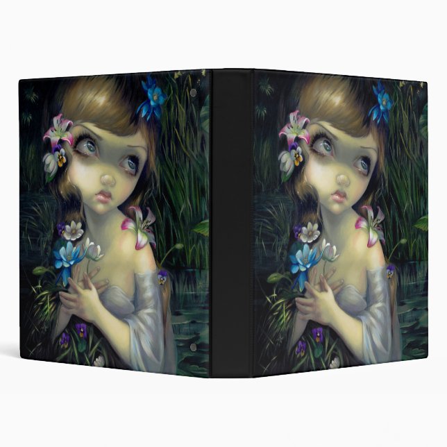 Portrait of Ophelia BINDER lowbrow gothic big eyes (Background)