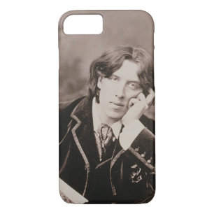 Portrait of Oscar Wilde (1854-1900), 1882 (b/w pho Case-Mate iPhone Case