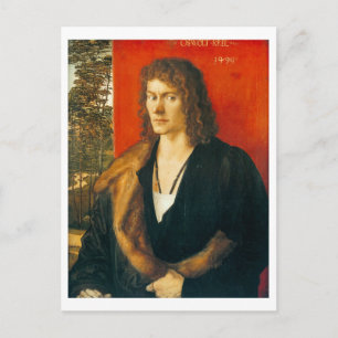 Portrait of Oswolt Krel by Albrecht Durer Postcard