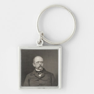 Portrait of Otto von Bismarck Keychain