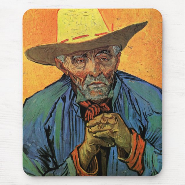 Portrait of Patience Escalier by Vincent van Gogh Mouse Pad (Front)