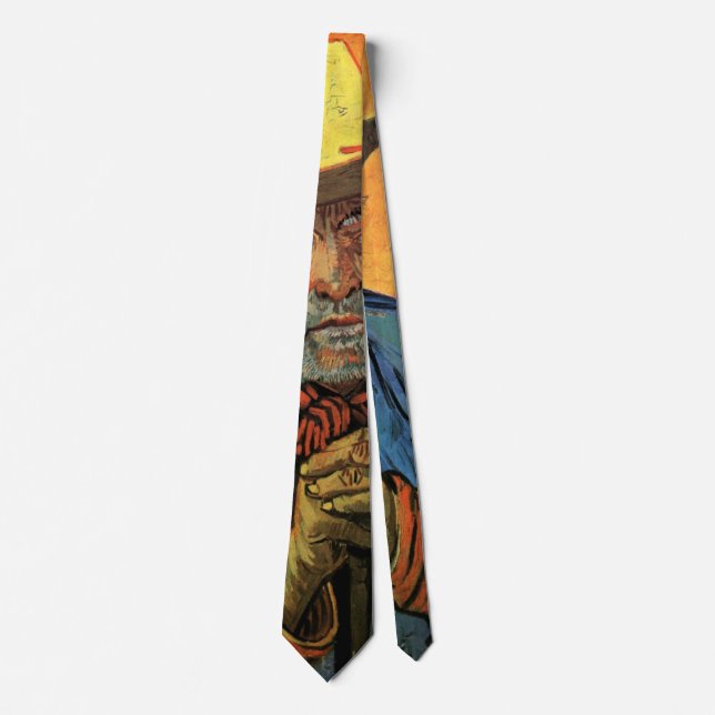 Portrait of Patience Escalier by Vincent van Gogh Tie (Front)