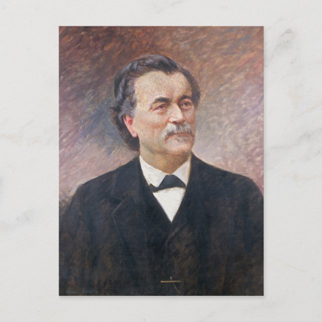 Portrait of Paul Bert Postcard (Front)