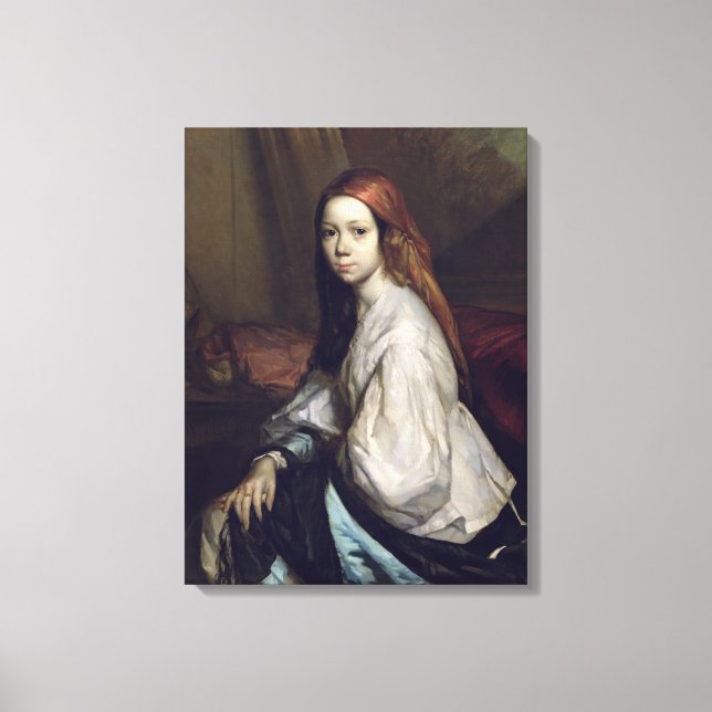 Portrait of Pauline Ono Canvas Print (Front)