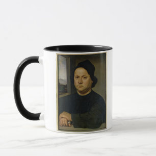 Portrait of Perugino, c.1504 (tempera on wood) Mug