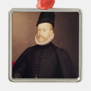 Portrait of Philip II  c.1580 Metal Ornament