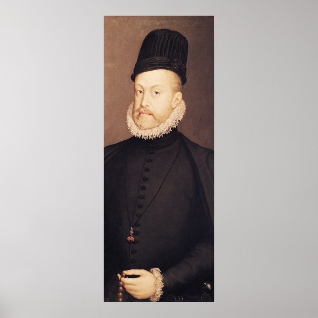 Portrait of Philip II  c.1580 Poster (Front)