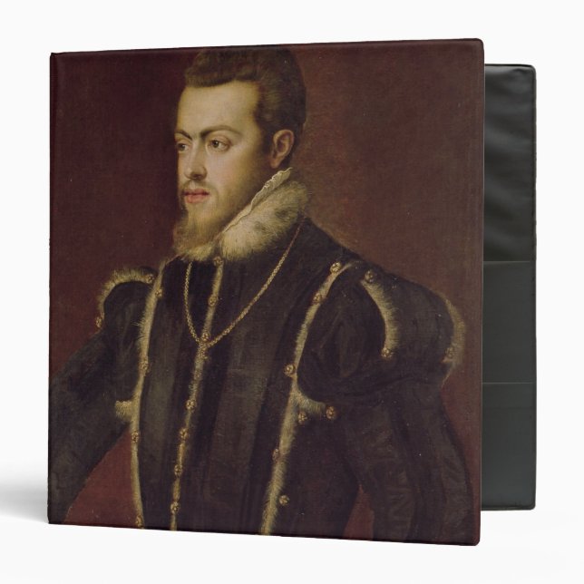 Portrait of Philip II  of Spain Binder (Front/Inside)