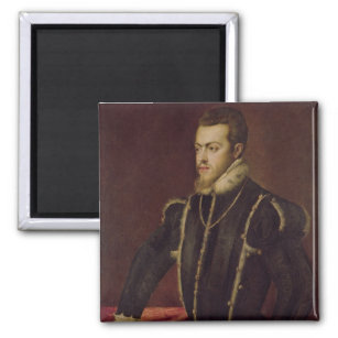 Portrait of Philip II  of Spain Magnet