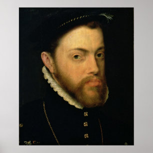 Portrait of Philip II of Spain Poster