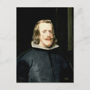 Portrait of Philip IV in Court Dress, 1655 Postcard