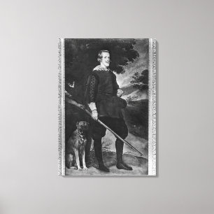 Portrait of Philip IV King of Spain like a Canvas Print