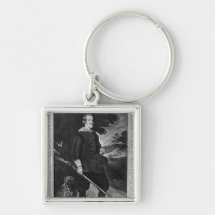 Portrait of Philip IV King of Spain like a Keychain