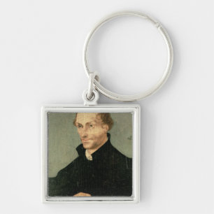Portrait of Philipp Melanchthon , 1532 Keychain