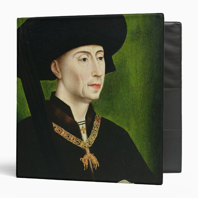 Portrait of Philippe le Bon  Duc de Bourgogne Binder (Front/Inside)