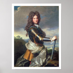 Portrait of Philippe of Orleans (1674-1723) (oil o Poster