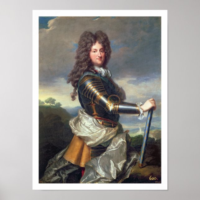 Portrait of Philippe of Orleans (1674-1723) (oil o Poster (Front)
