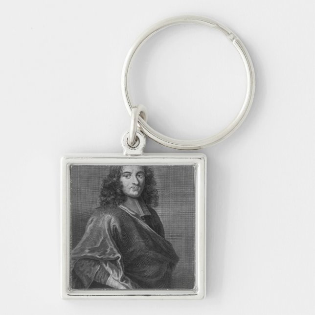 Portrait of Pierre Bayle Keychain (Front)