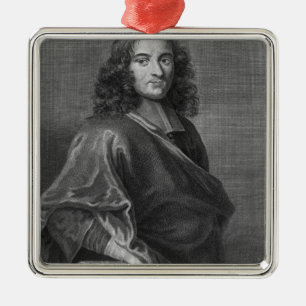 Portrait of Pierre Bayle Metal Ornament