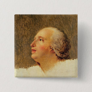 Portrait of Pierre Louis Prieur 2 Inch Square Button