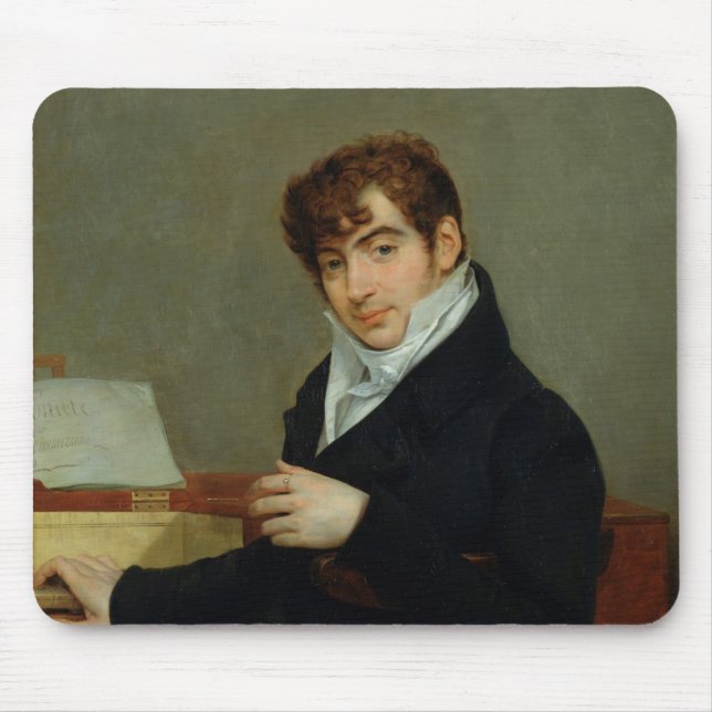 Portrait of Pierre Zimmermann  1808 Mouse Pad (Front)