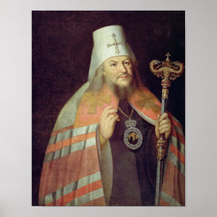 Portrait of Plato II, Metropolitan of Moscow Poster